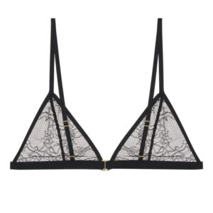 ANINE BING  Eileen lace triangle bralette