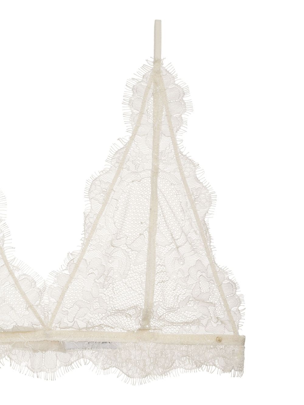 ANINE BING sheer Chantilly-lace bra - Image 4