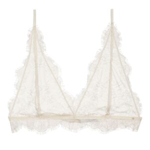 ANINE BING  sheer Chantilly-lace bra
