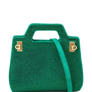 Ferragamo crystal-embellished mini bag