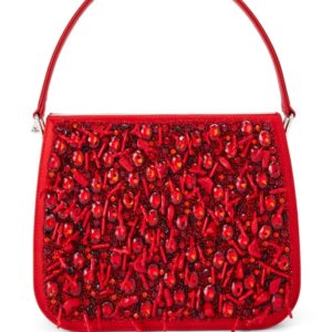 Ferragamo beaded satin shoulder bag