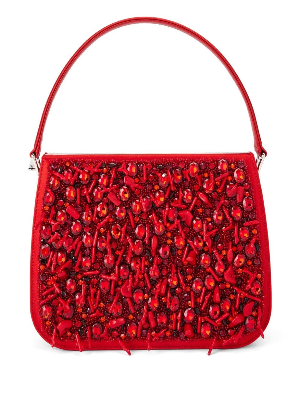 Ferragamo beaded satin shoulder bag
