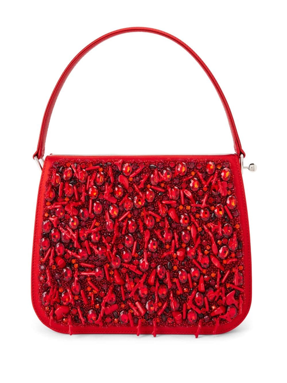 Ferragamo beaded satin shoulder bag - Image 2