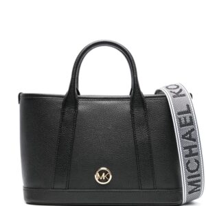 Michael Michael Kors logo-plaque leather tote bag