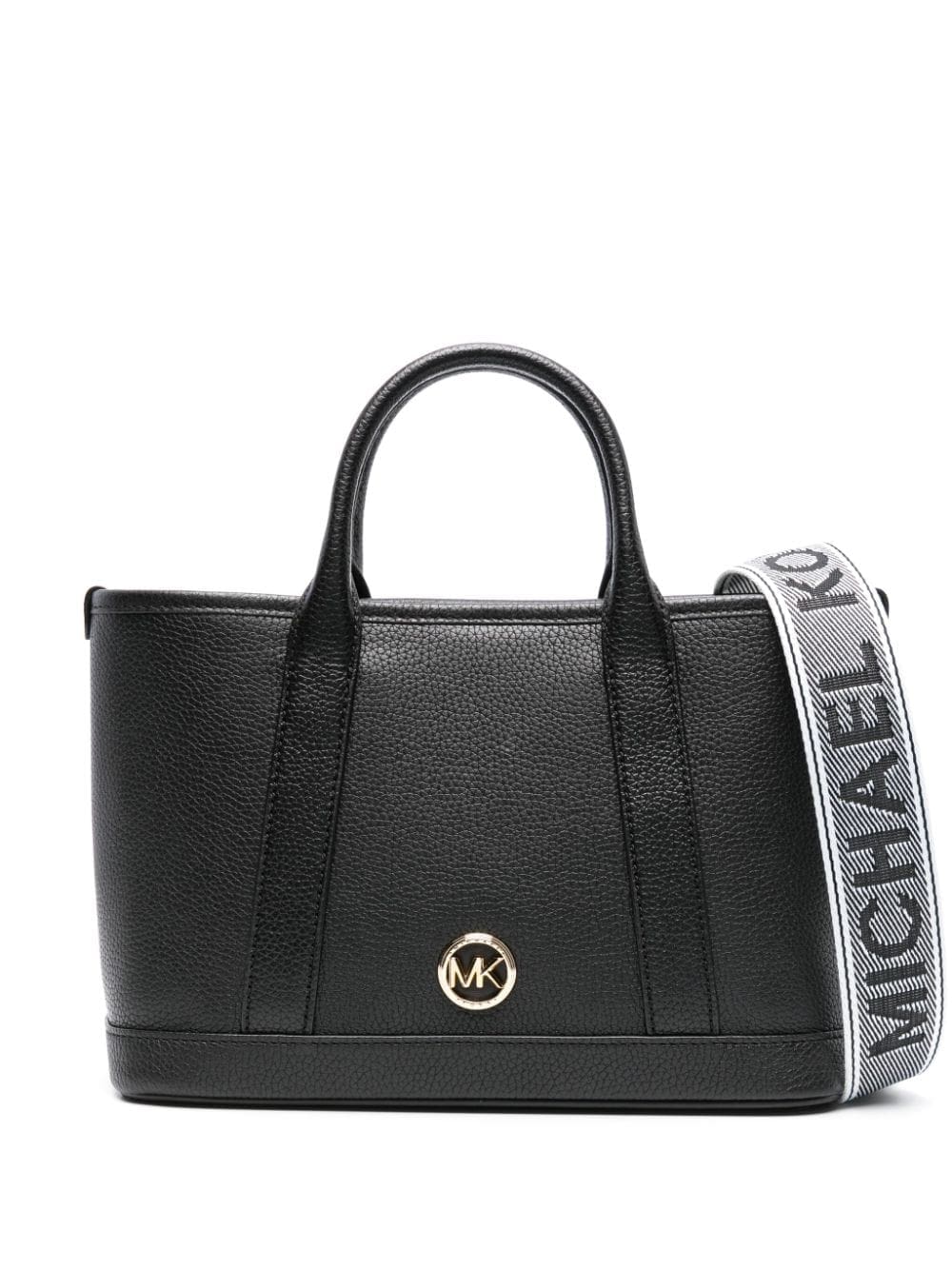 Michael Michael Kors logo-plaque leather tote bag
