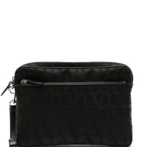 Valentino Garavani Toile Iconographe-print clutch bag