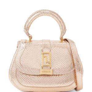 Versace Greca Goddess leather tote bag