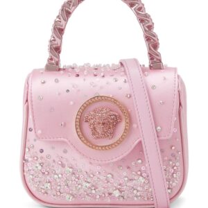 Versace mini Medusa Head leather handbag