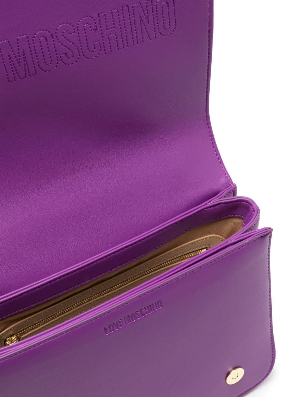 Love Moschino logo-plaque quilted shoulder bag - Image 5