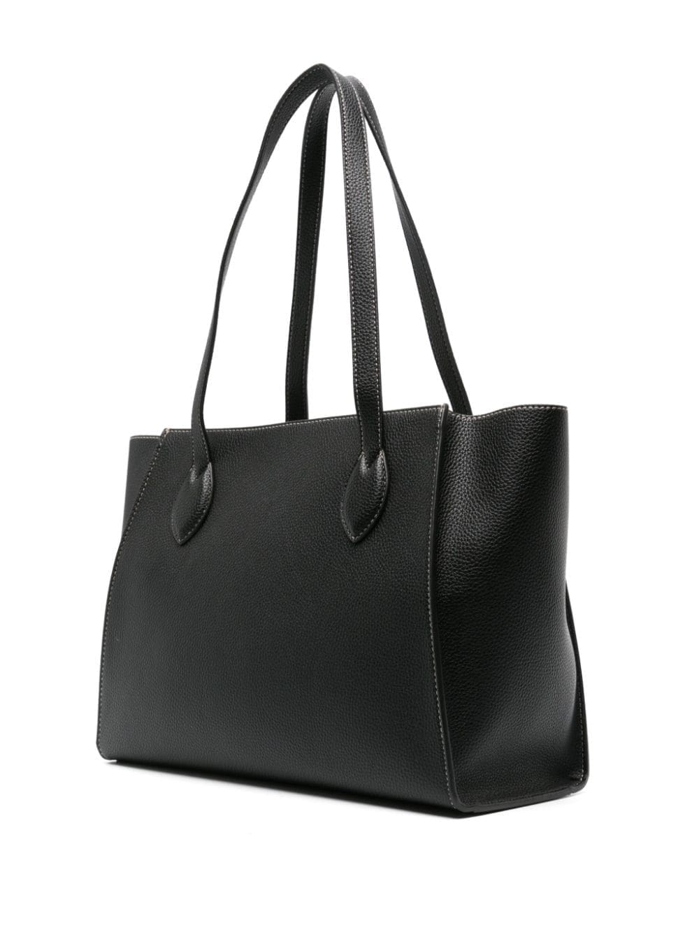 Love Moschino logo-lettering grained tote bag - Image 3