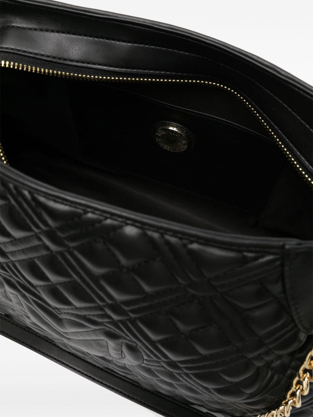 Love Moschino logo-plaque quilted tote bag - Image 5