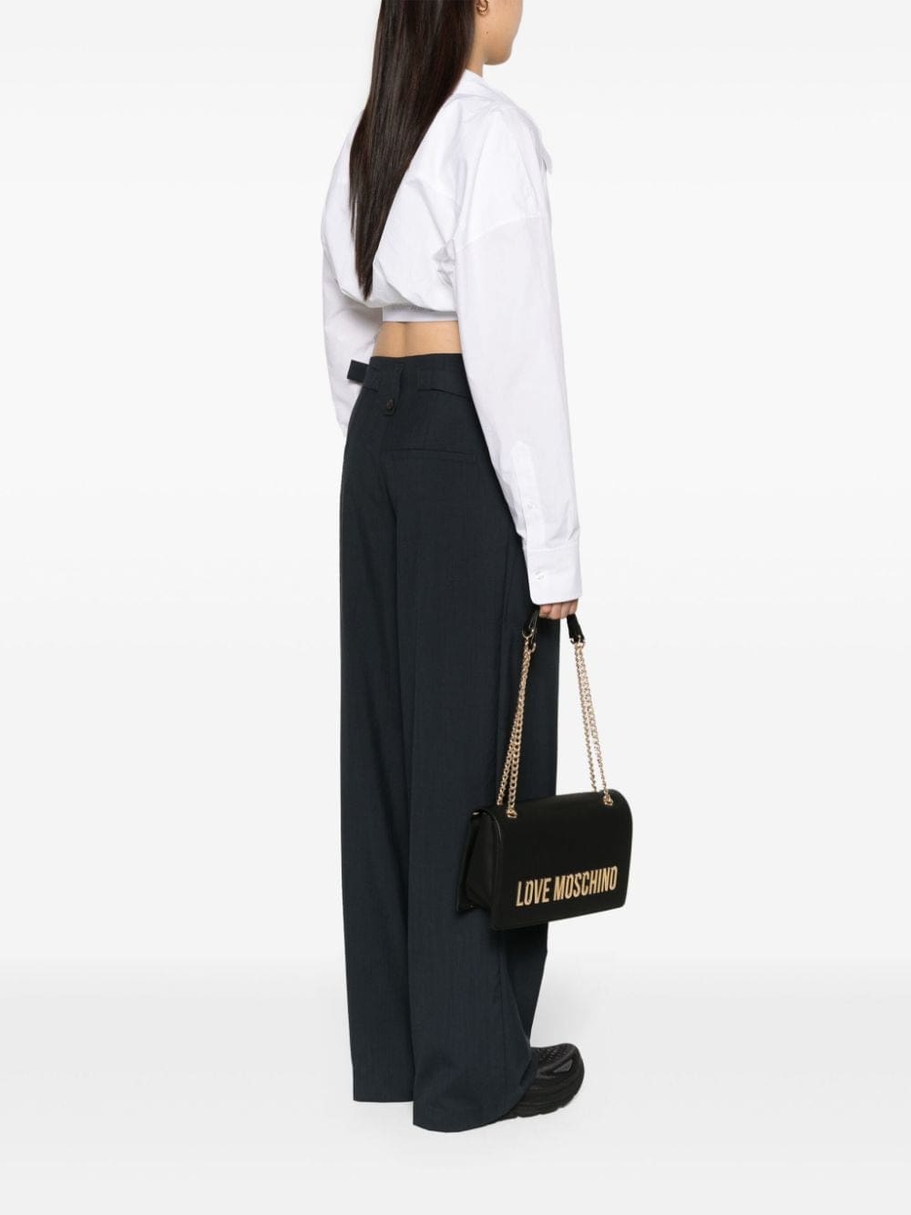 Love Moschino logo-lettering shoulder bag - Image 2