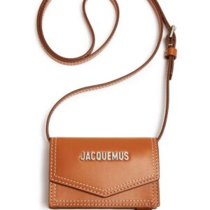 Jacquemus Le Porte Azur leather clutch bag