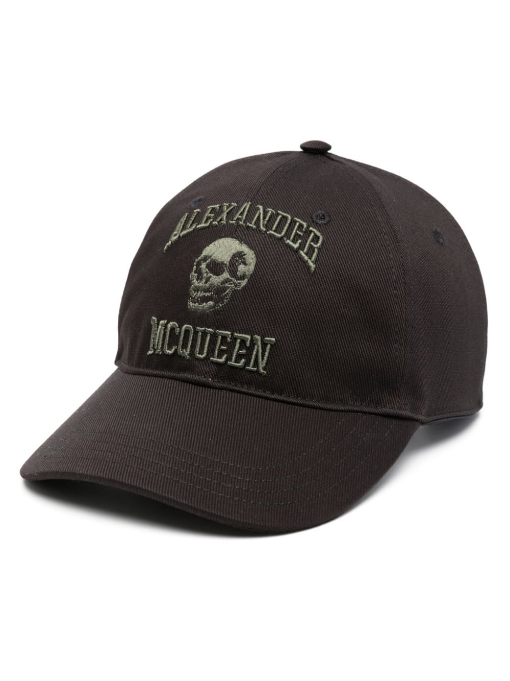 Alexander McQueen logo-embroidered cap