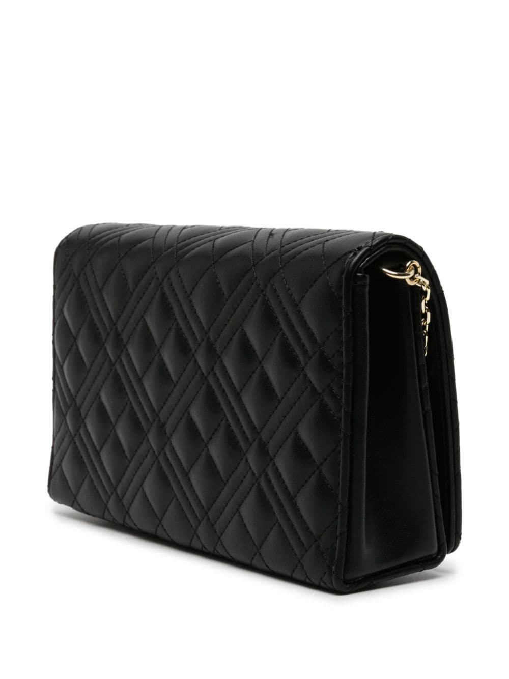 Love Moschino logo-lettering quilted crossbody bag - Image 3