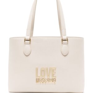 Love Moschino logo-plaque tote bag