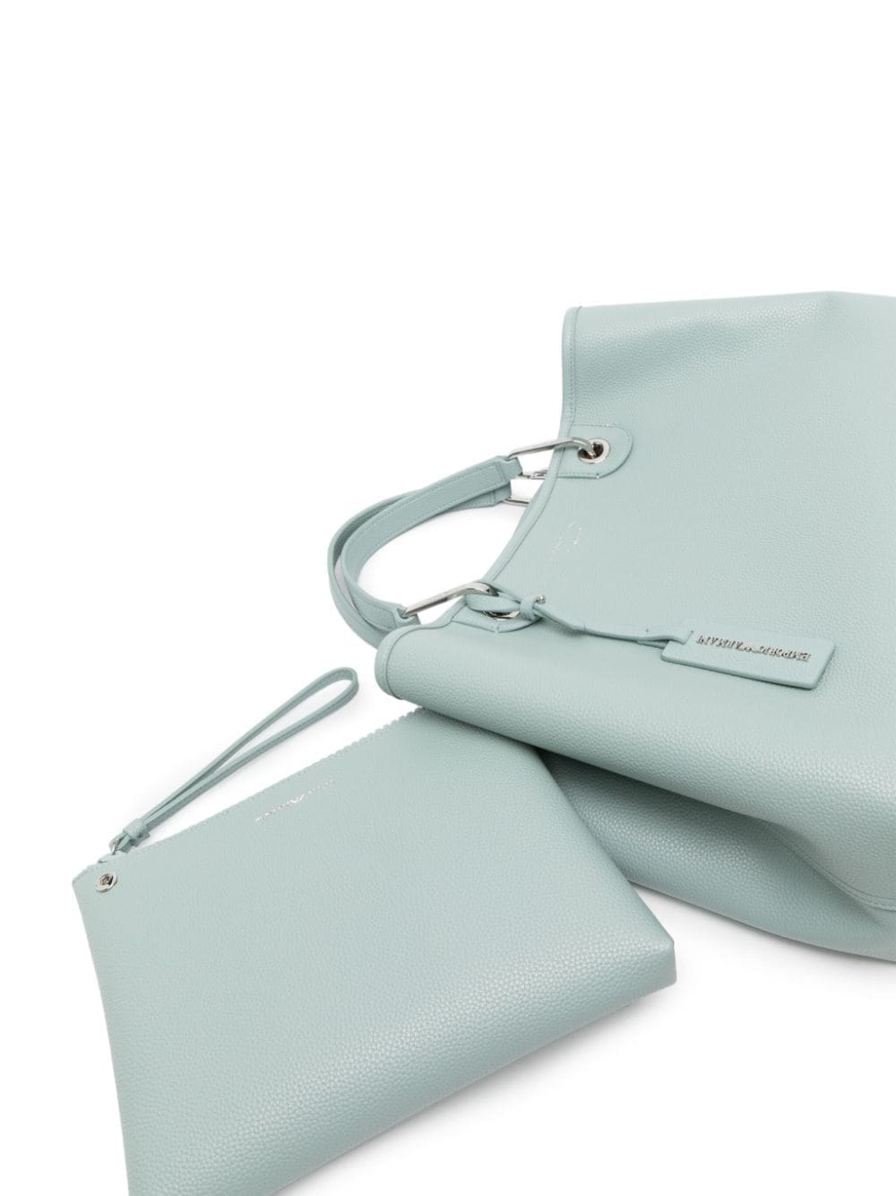 Emporio Armani medium MyEA grained tote bag - Image 4