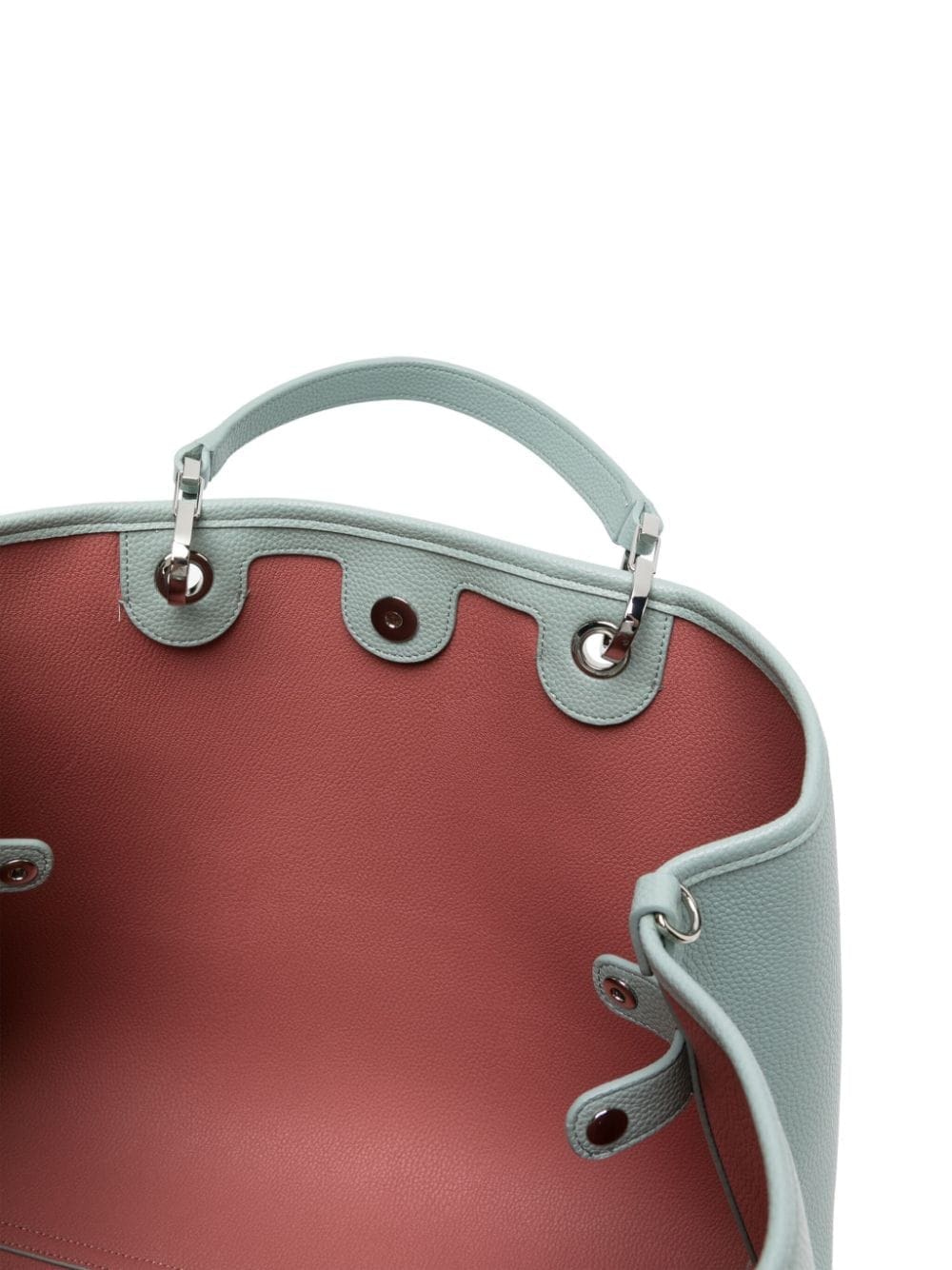 Emporio Armani medium MyEA grained tote bag - Image 5