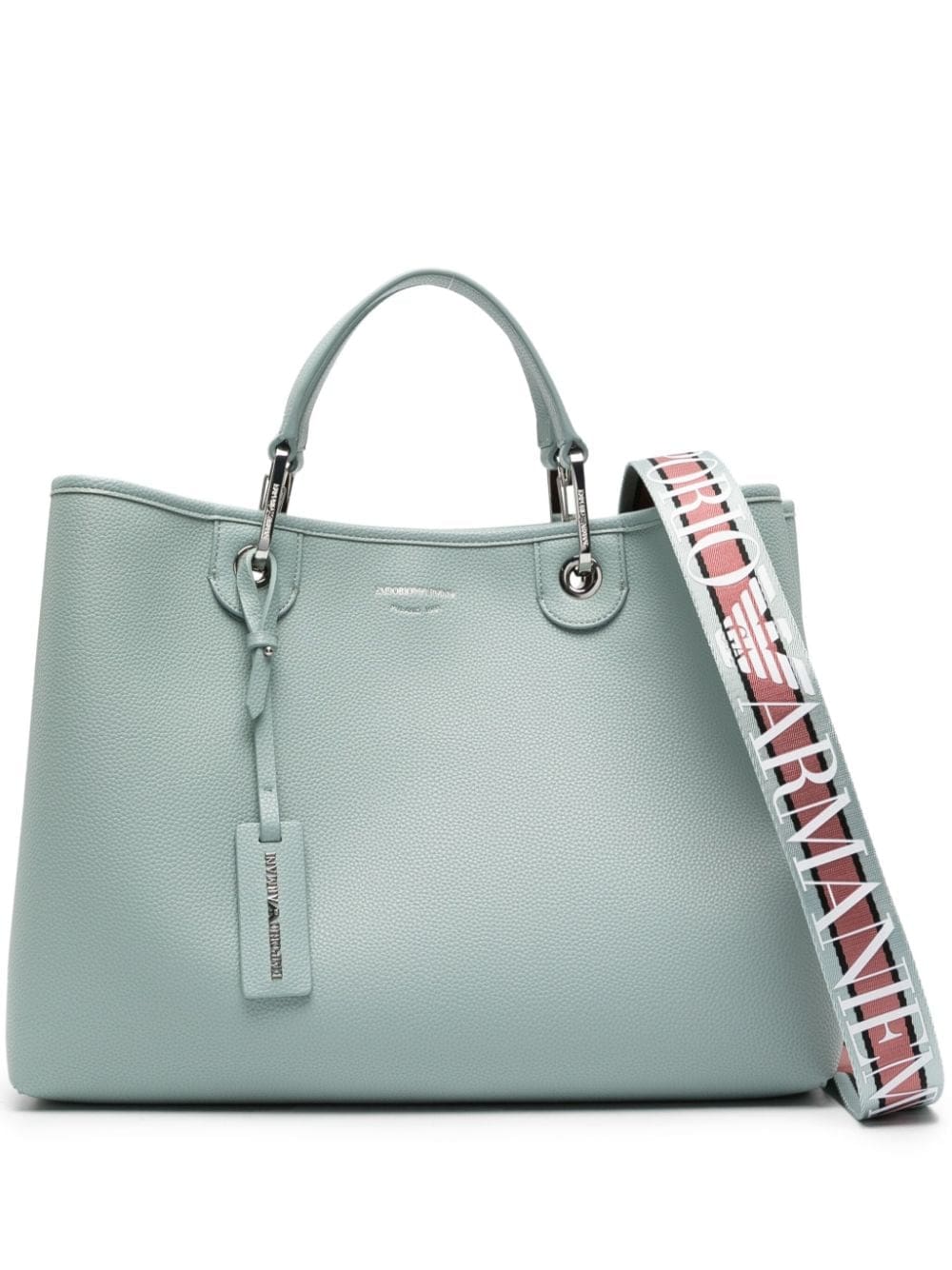 Emporio Armani medium MyEA grained tote bag