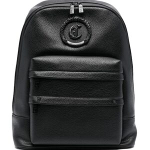 Just Cavalli appliqué-logo mesh-panel backpack