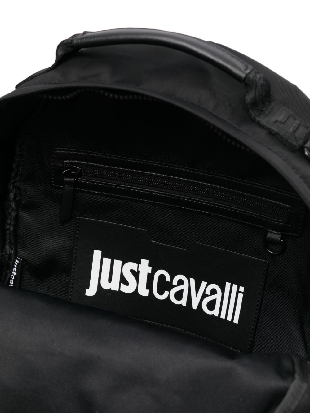 Just Cavalli appliqué-logo gabardine-weave backpack - Image 2