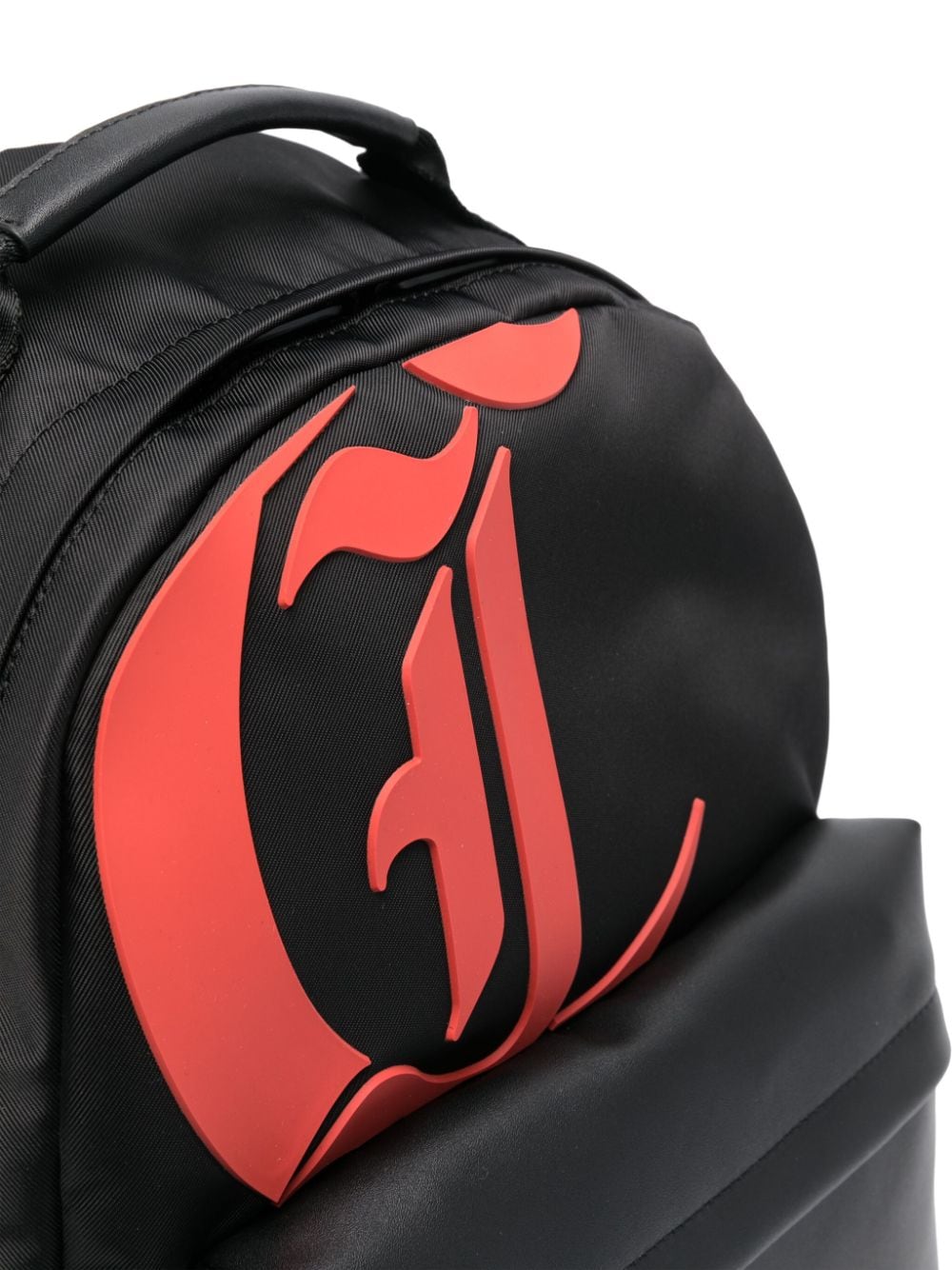 Just Cavalli appliqué-logo gabardine-weave backpack - Image 3