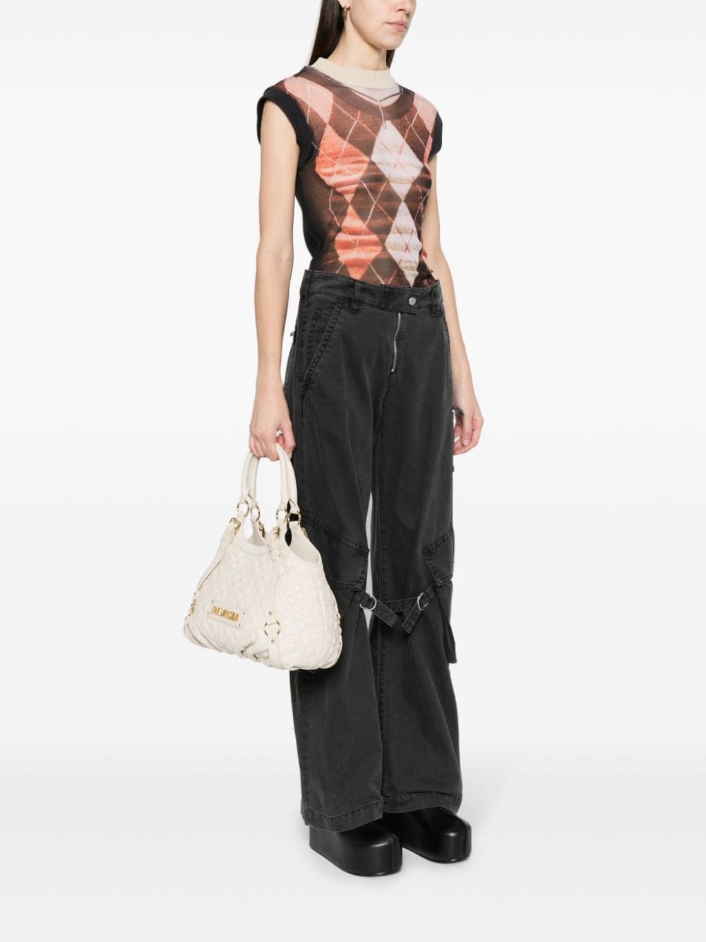 Love Moschino quilted tote bag - Image 2