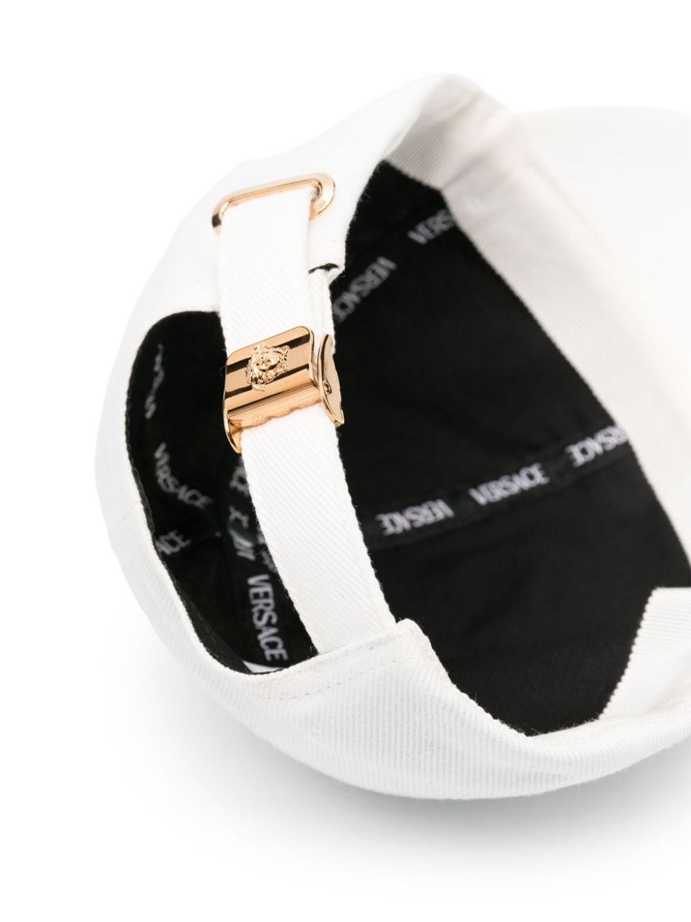 Versace logo-embroidered cotton cap - Image 2
