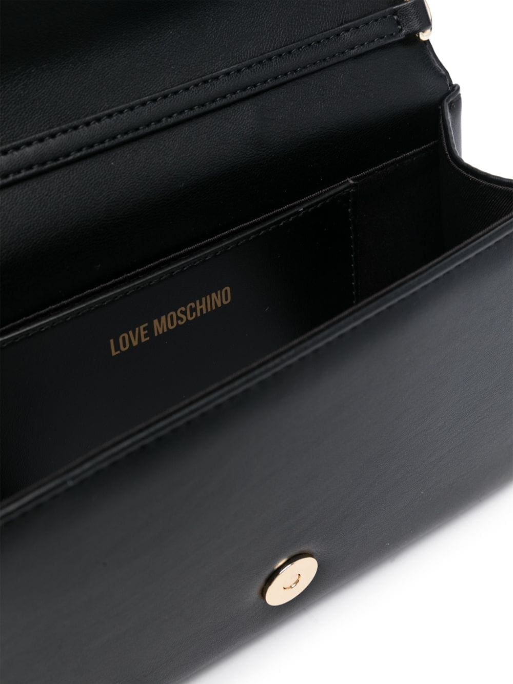 Love Moschino logo-plaque shoulder bag - Image 5