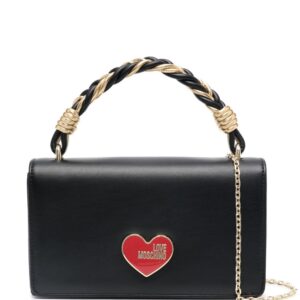 Love Moschino logo-plaque shoulder bag