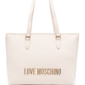 Love Moschino logo-plaque tote bag