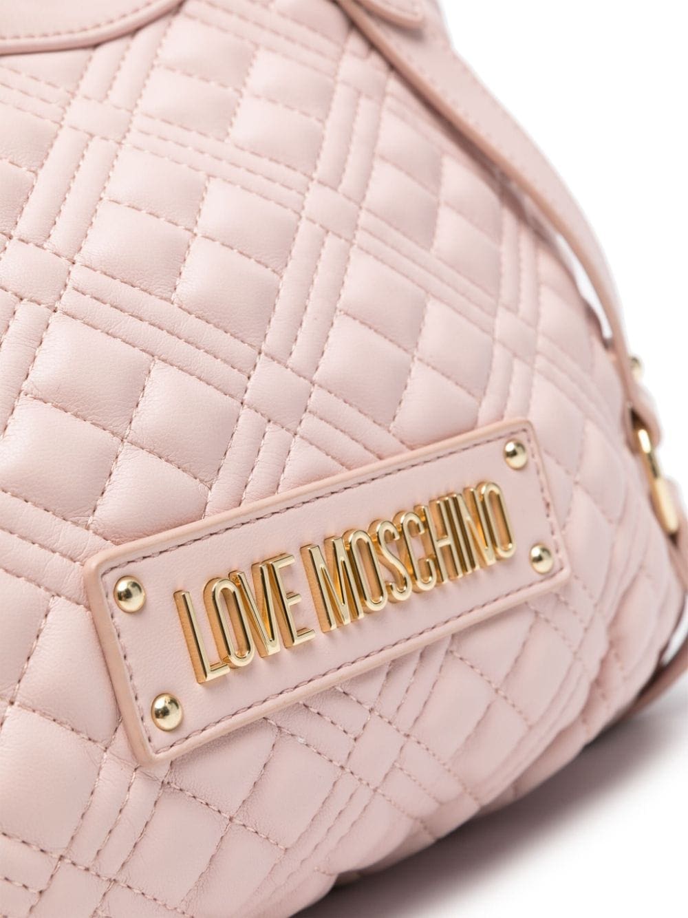 Love Moschino logo-patch tote bag - Image 4