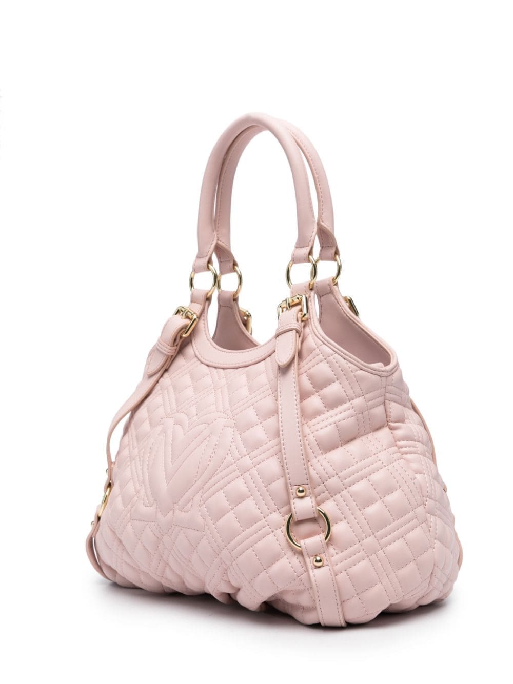 Love Moschino logo-patch tote bag - Image 3