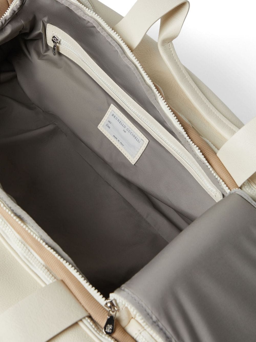 Brunello Cucinelli zipped leather backpack - Image 2