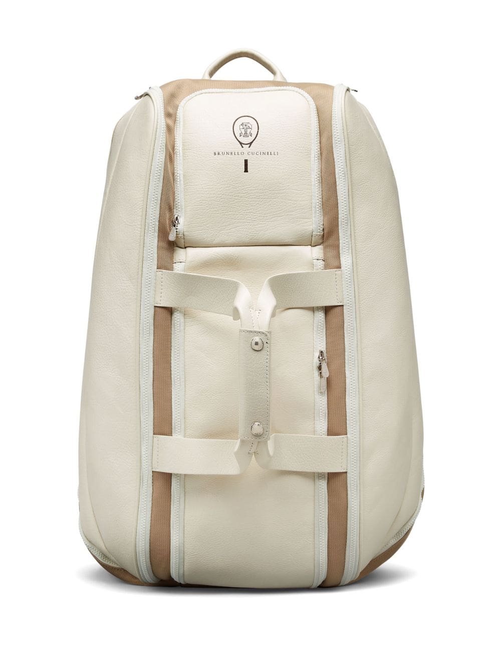 Brunello Cucinelli zipped leather backpack
