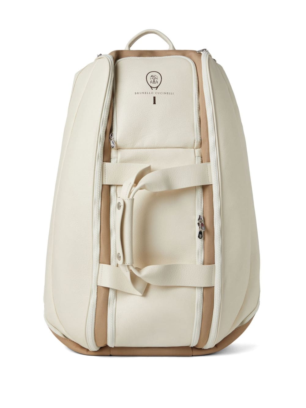 Brunello Cucinelli zipped leather backpack - Image 4