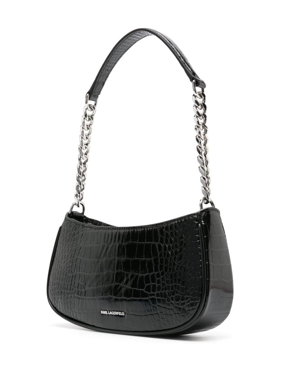 Karl Lagerfeld K/Kameo crocodile-embossed shoulder bag - Image 3