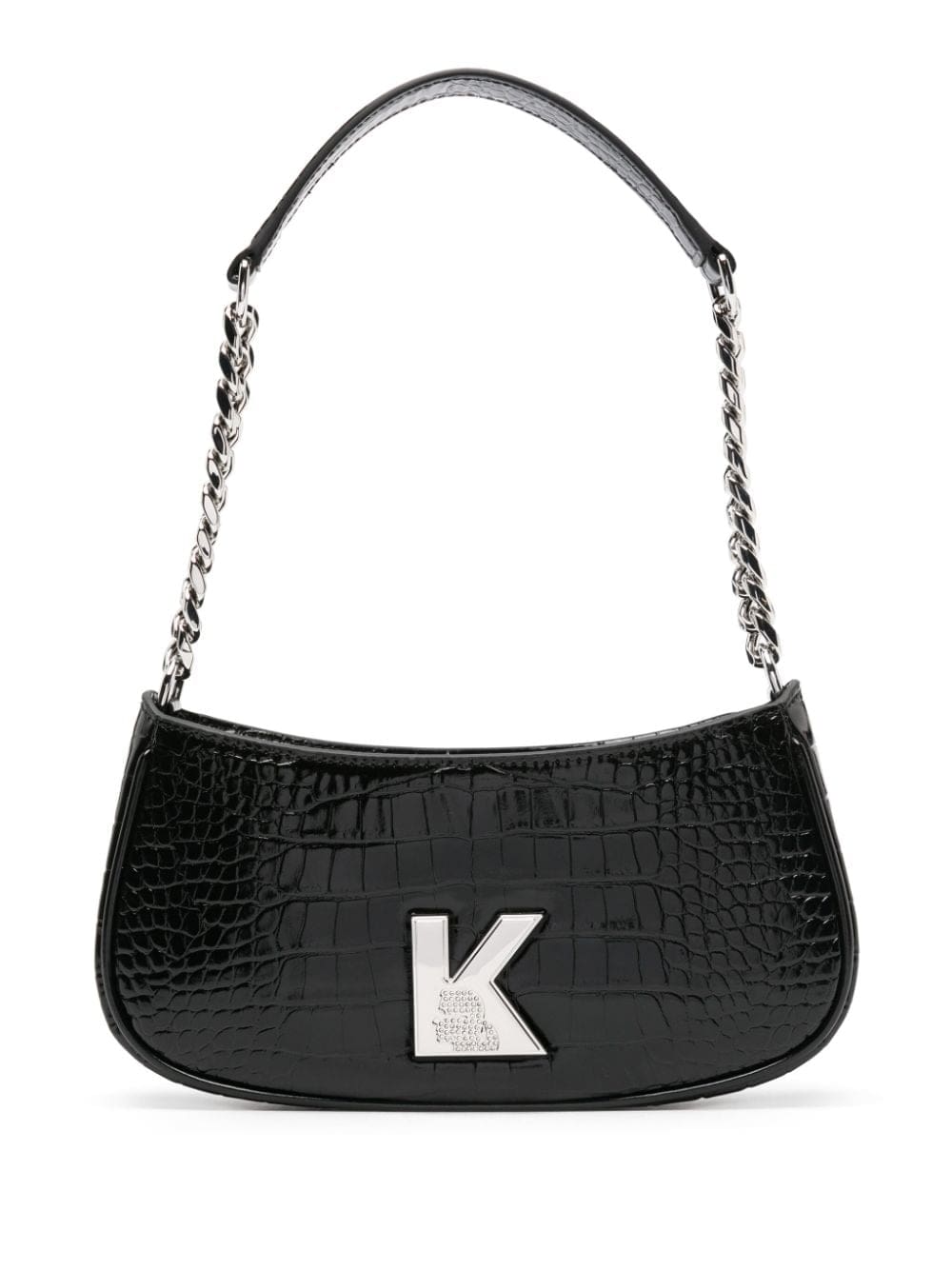 Karl Lagerfeld K/Kameo crocodile-embossed shoulder bag