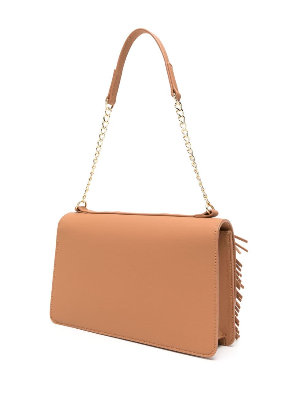 Love Moschino logo-plaque fringed shoulder bag - Image 3