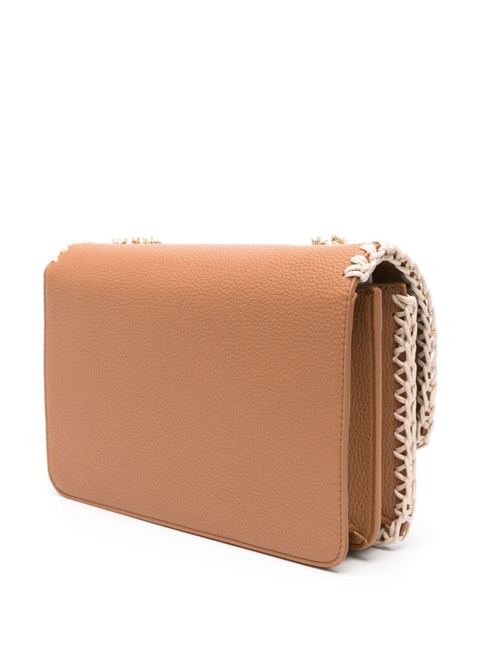 Love Moschino logo-lettering grained shoulder bag - Image 3