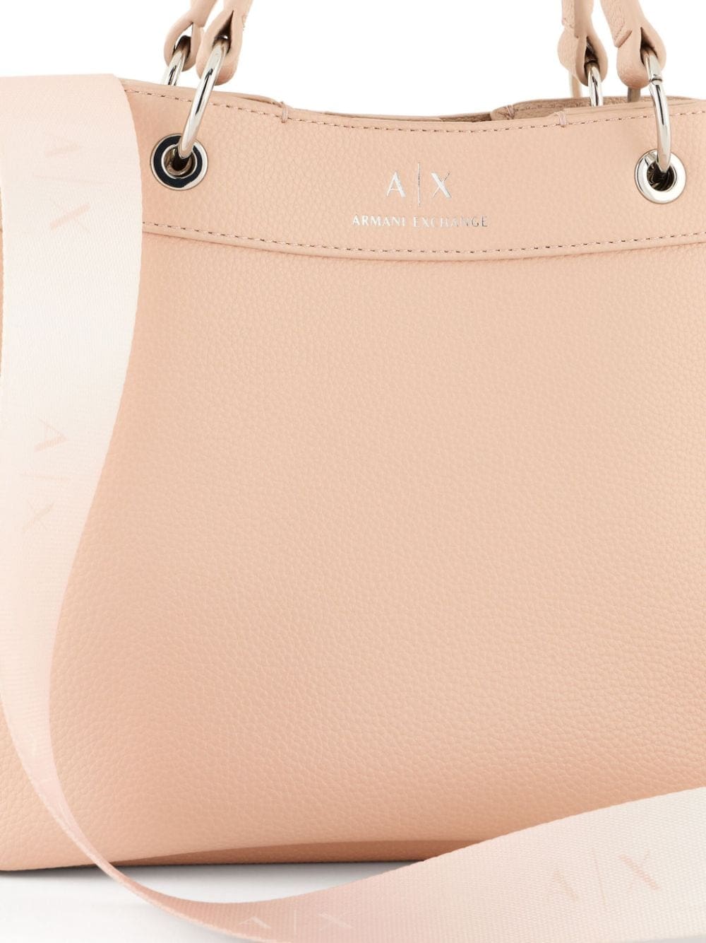 Armani Exchange logo-stamp tote bag - Image 5