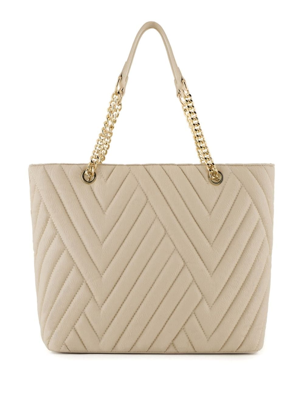 Armani Exchange logo-plaque quilted tote bag - Image 2