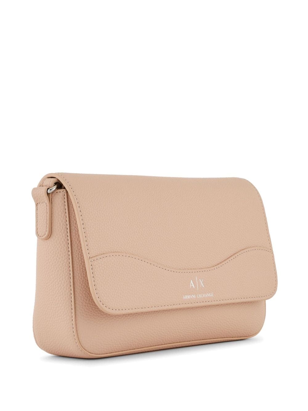 Armani Exchange logo-stamp pebble-texture crossbody bag - Image 3