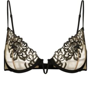 Kiki de Montparnasse  Cezanne floral-embroidered demi bra