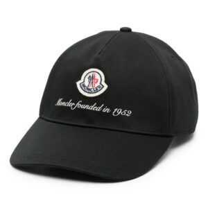 Moncler logo-patch baseball cap