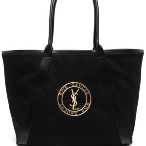 Saint Laurent Rive Gauche canvas tote bag