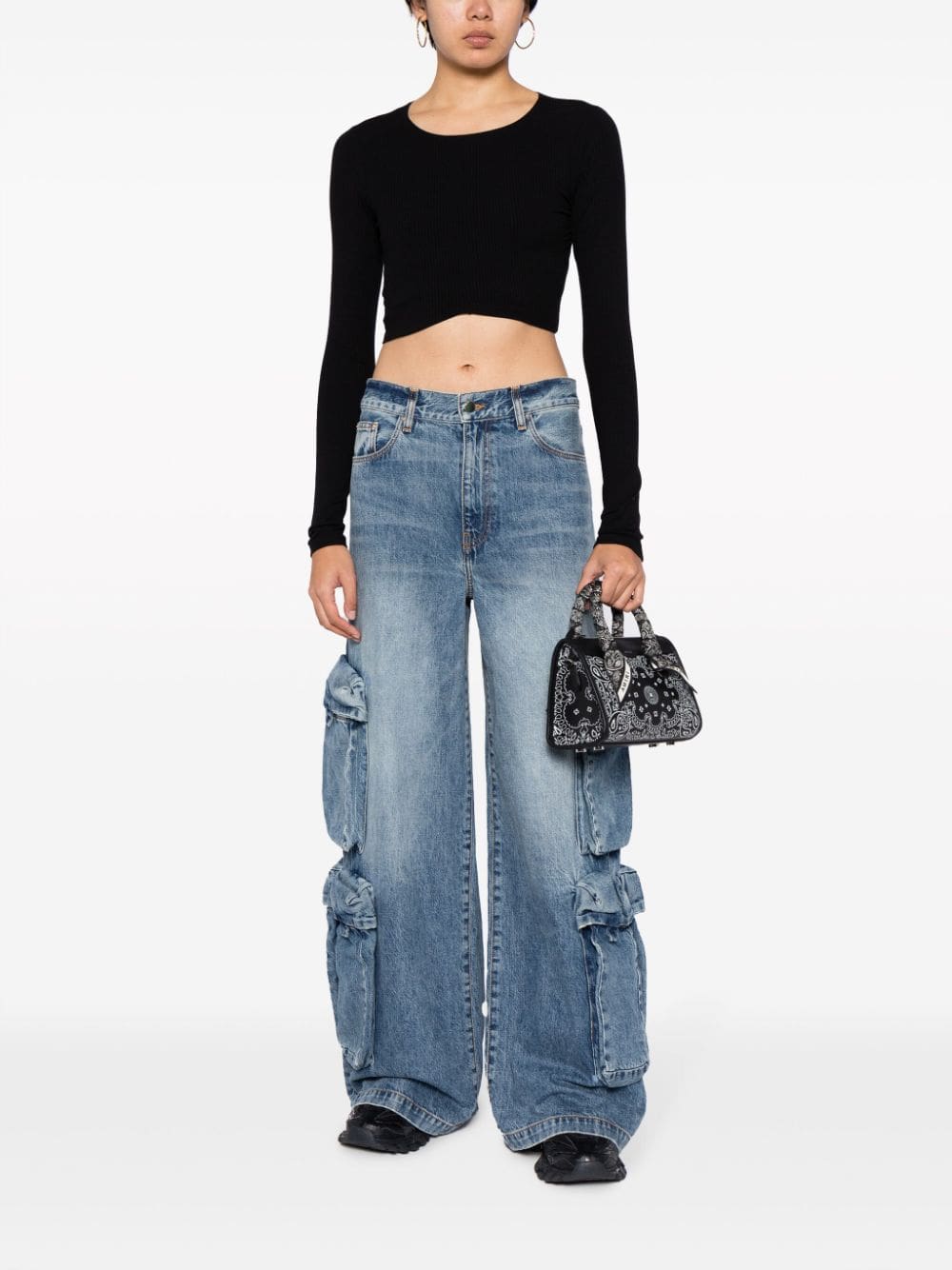 AMIRI Bandana leather crossbody bag - Image 2