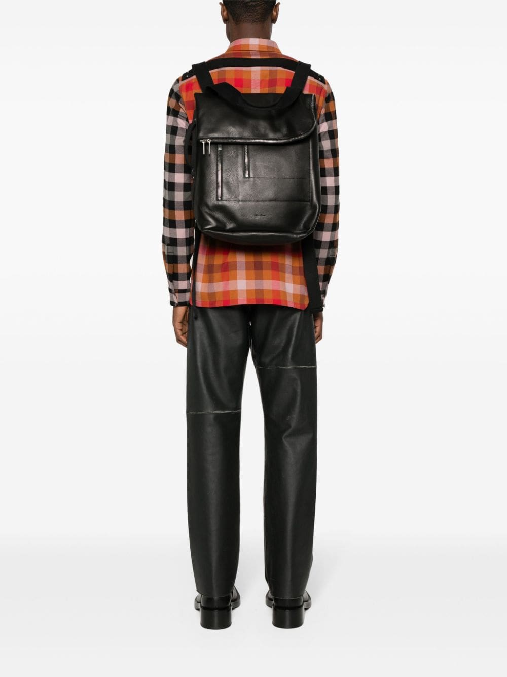 Rick Owens Cargo grained leather backpack - Image 2