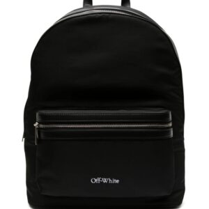 Off-White embroidered-logo backpack