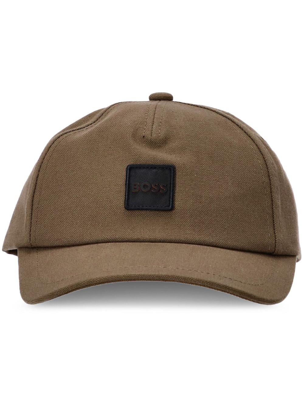 BOSS logo-plaque cotton cap
